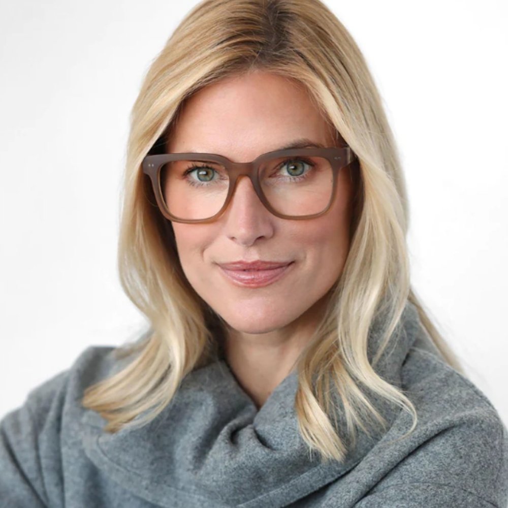 Look Optic Laurel Square Reading Glasses - Caramel